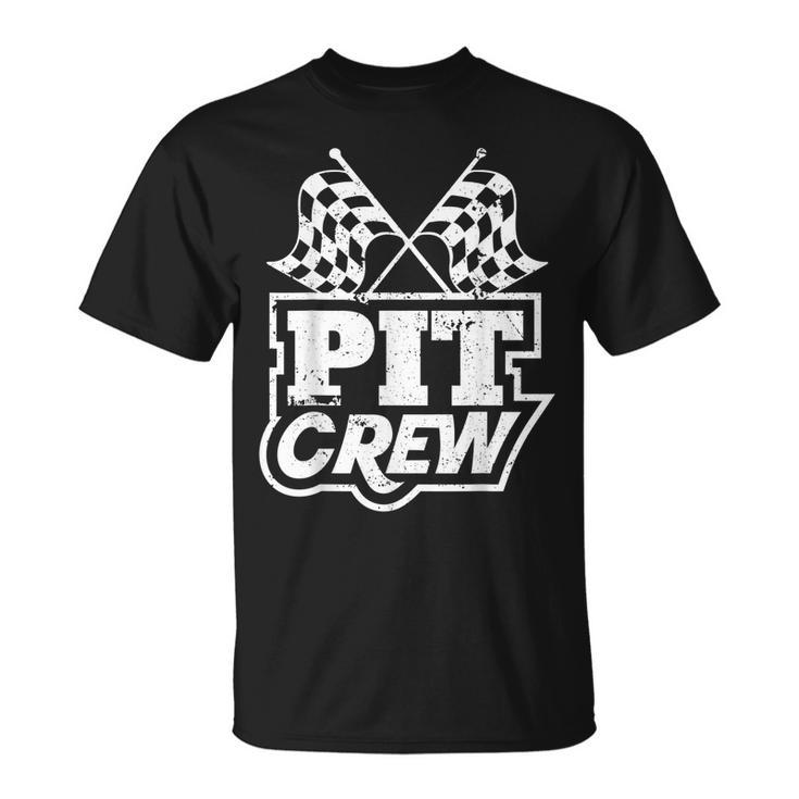 Pit Crew Raing  Racing  Race Car Racing Funny Gifts Unisex T-Shirt