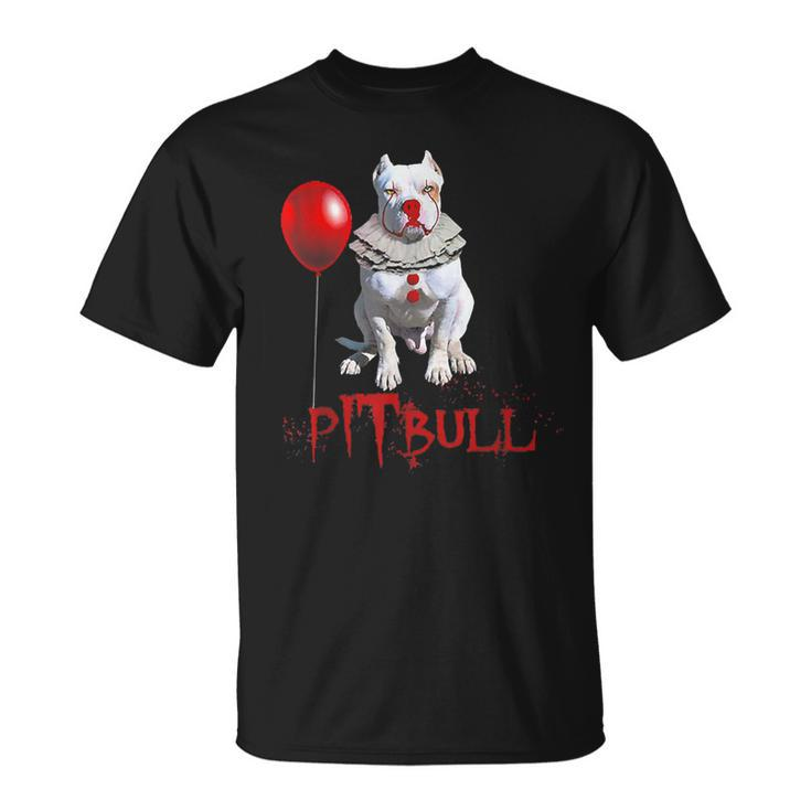 Pitbull Horror Movie Halloween Custome Halloween Custome  T-Shirt