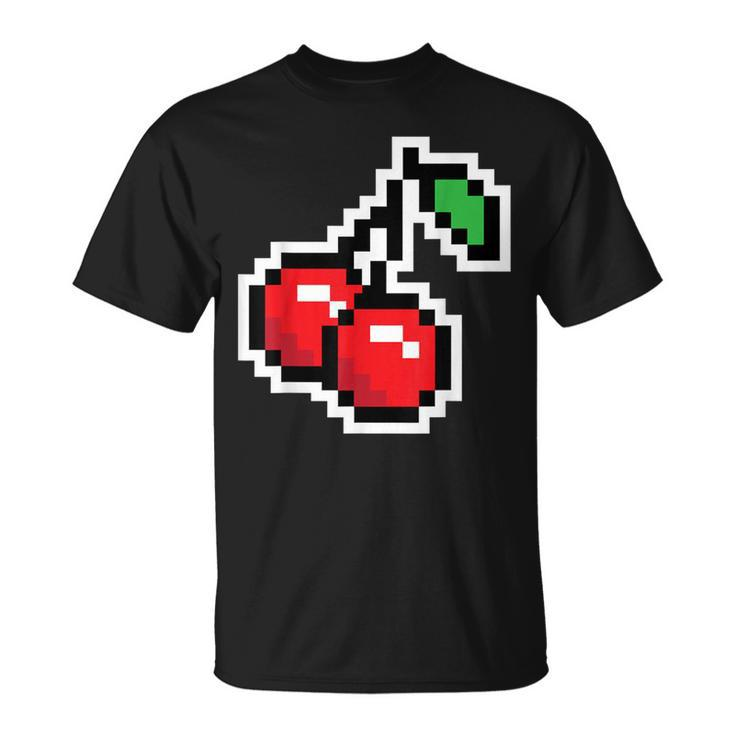Pixel Cherries 80S Video Game Halloween Costume Easy Group T-Shirt
