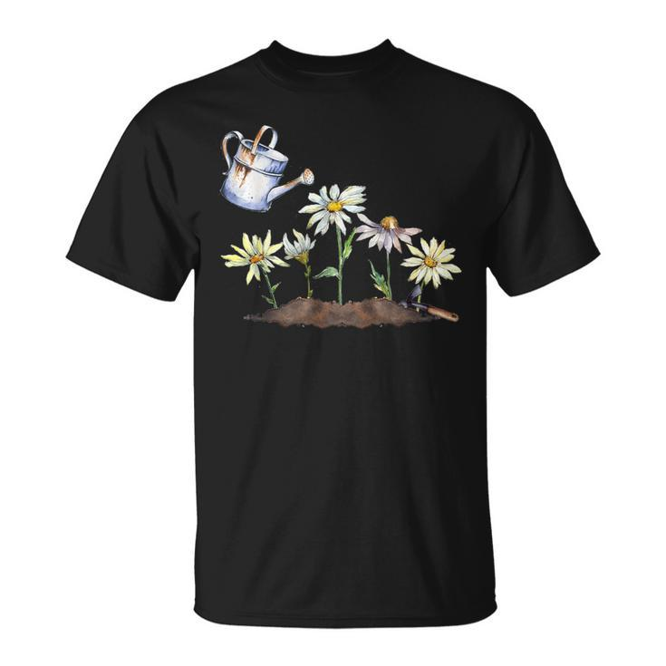 Plants Graphic Flower Motif Botanical Gardening Unisex T-Shirt