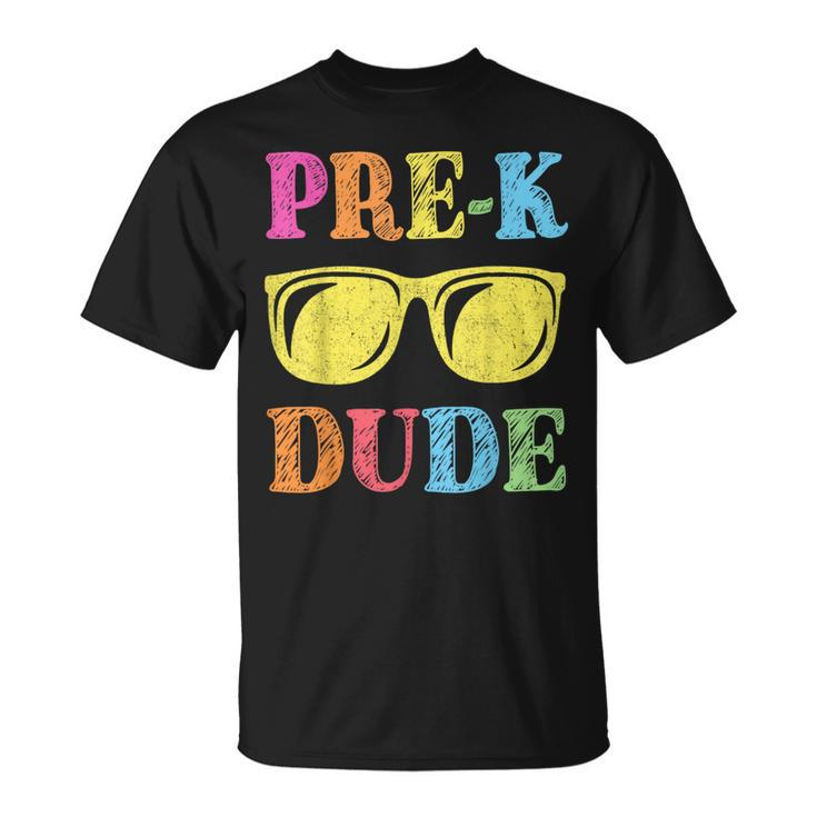 Pre-K Dude Back To School First Day Of Preschool T-Shirt
