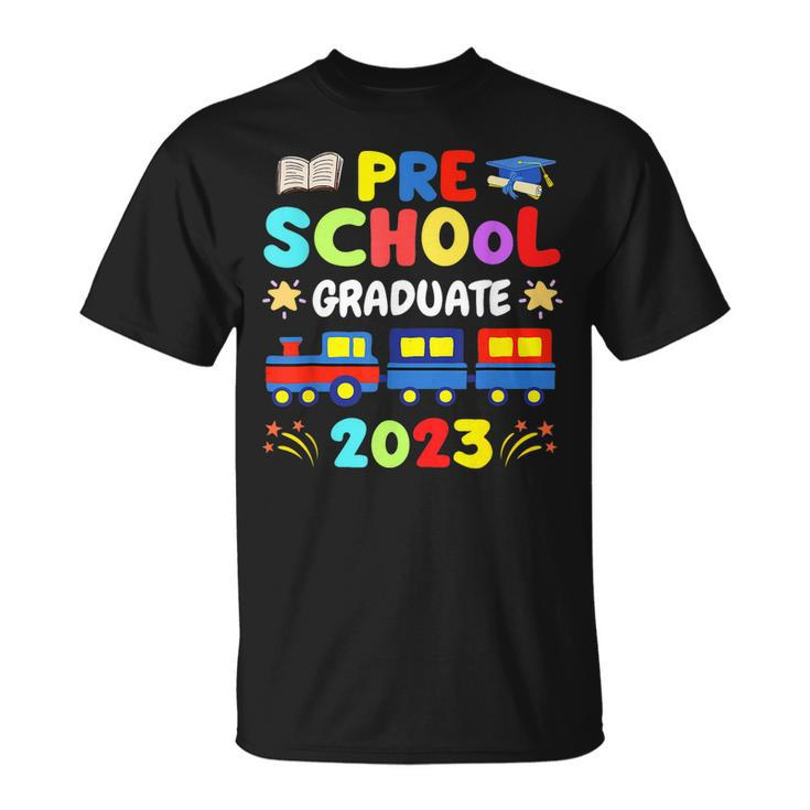 Pre School Graduate 2023 Pre K Class Of 2023 Train T-shirt