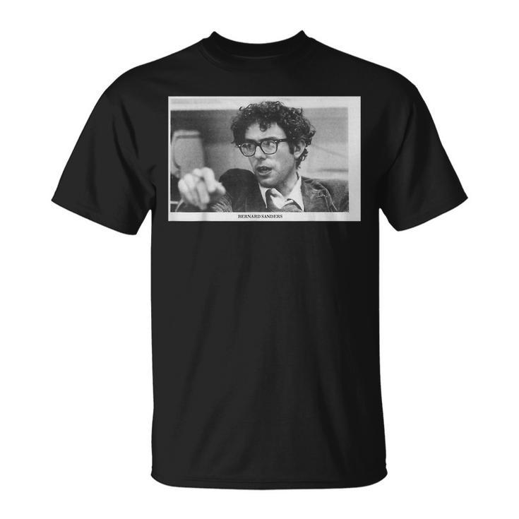 President Bernie Sanders Young In University  Unisex T-Shirt
