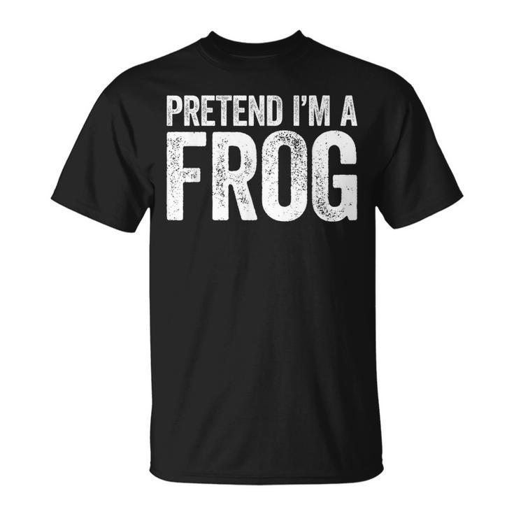 Pretend I'm A Frog Matching Costume T-Shirt