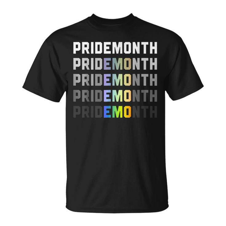 Pride Month Emo Demon Lgbt Gay Pride Month Transgender  Unisex T-Shirt
