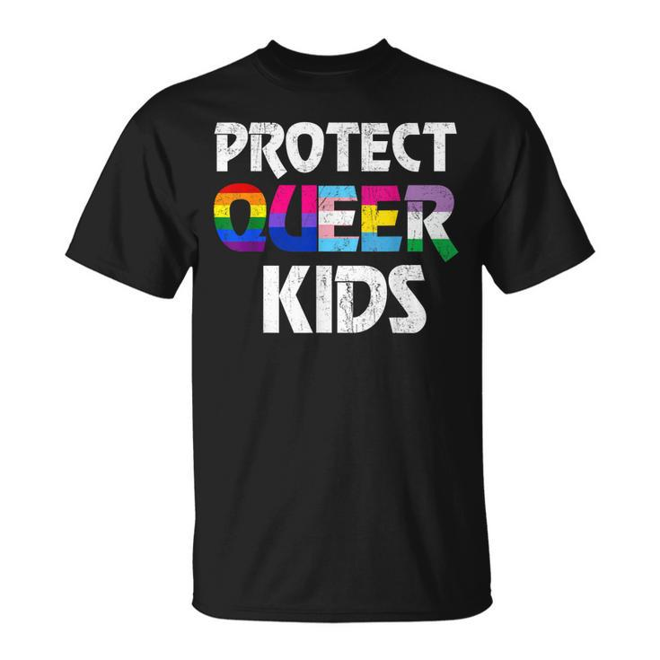 Protect Queer Youth Lgbt Awareness Gay Lesbian Pride  Unisex T-Shirt