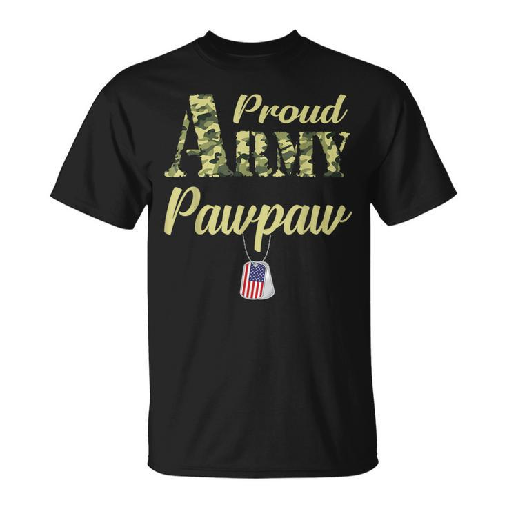 Proud Army Pawpaw Military Pride  Gift For Mens Unisex T-Shirt
