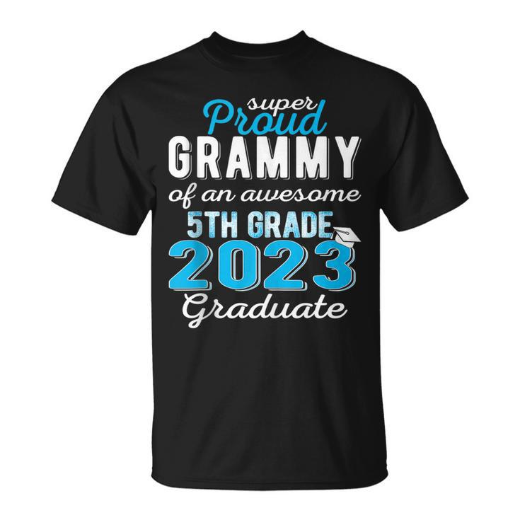 Proud Grammy Of 5Th Grade Graduate 2023 Family Graduation Unisex T-Shirt