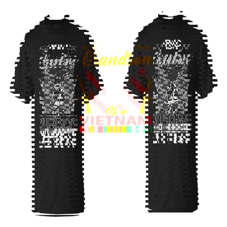 Proud Grandson Of A Vietnam Veteran| Proud Vietnam Veterans  Unisex T-Shirt