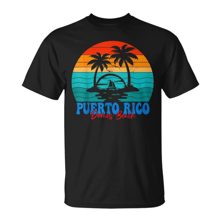 Puerto Rico Souvenir Domes Beach Summer Vacation Trip  Unisex T-Shirt