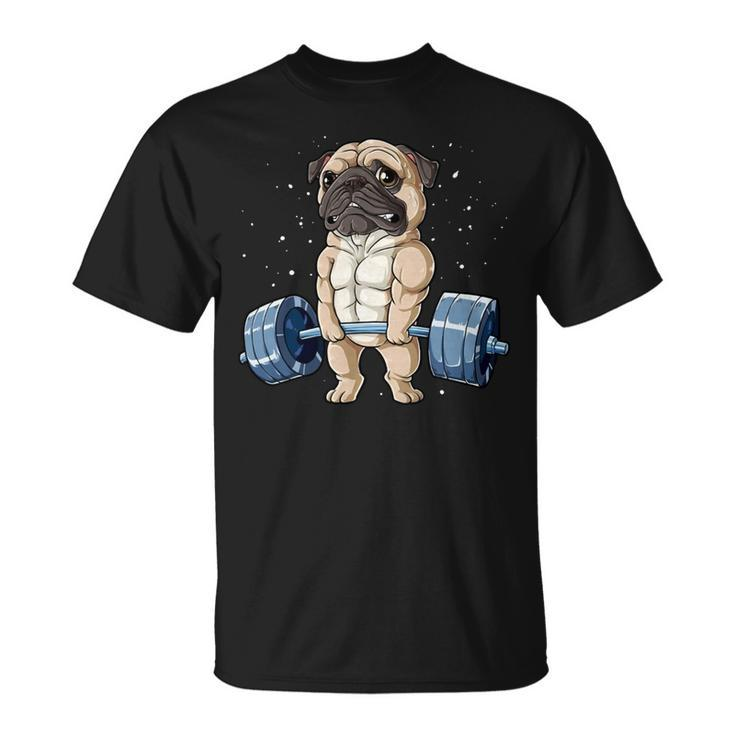 Pug Weightlifting - Mens Standard  Unisex T-Shirt