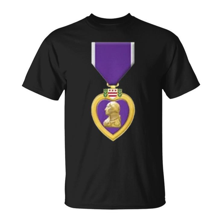 Purple Heart Us Military Purple Heart Veteran  Unisex T-Shirt