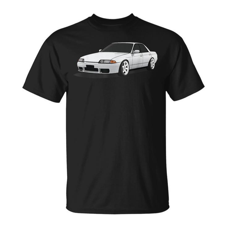 R32 Skyline Jdm Drift Illustrated Unisex T-Shirt