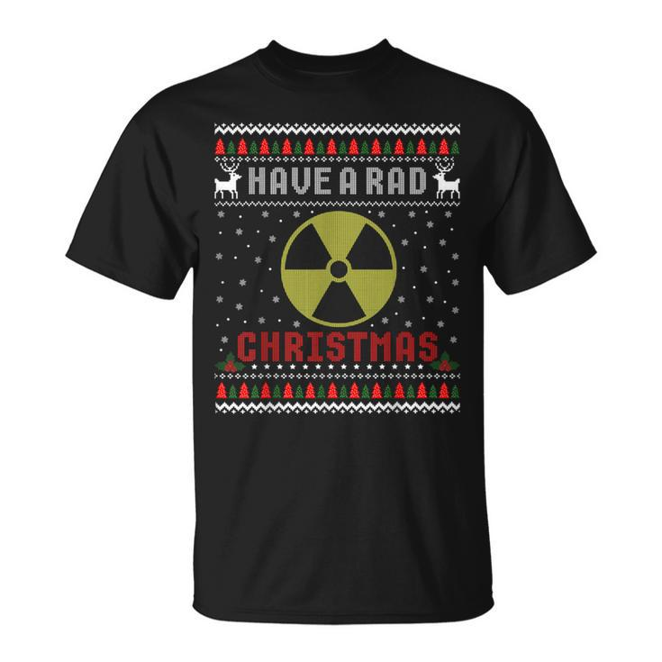 Radiologist Have A Rad Christmas Radiology Ugly Sweater T-Shirt