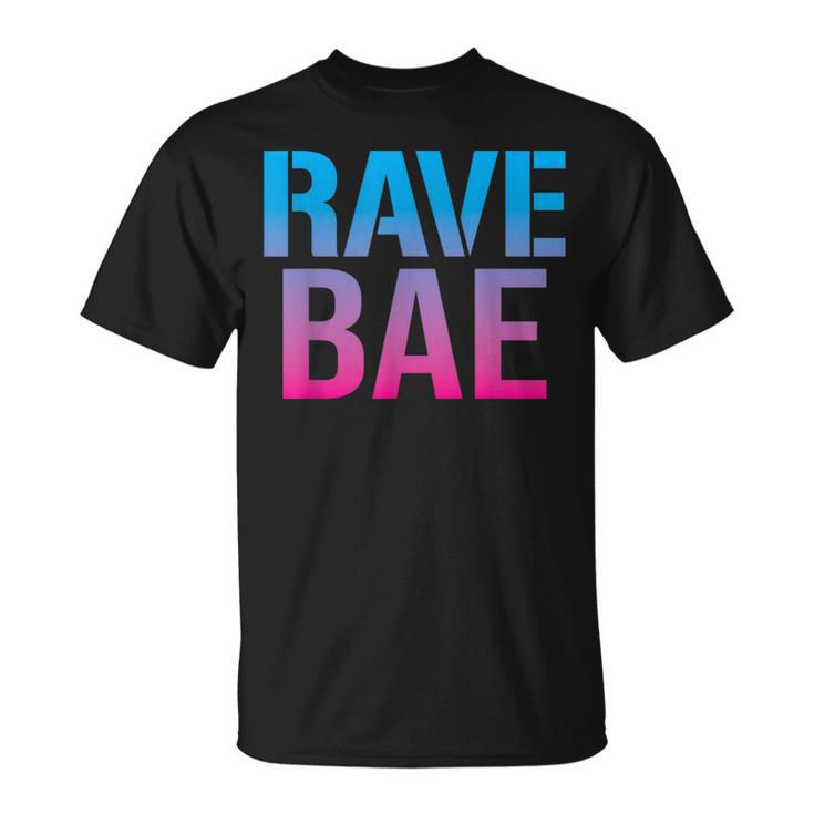 Rave Bae Raver Quote Trippy Edm Music Festival T-Shirt