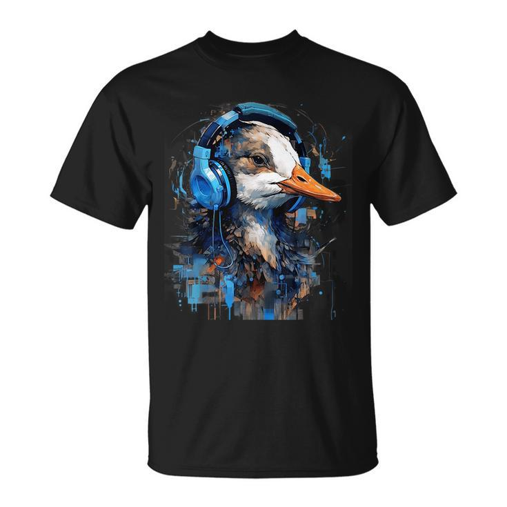 Rave Edm Goose Headphone  Unisex T-Shirt