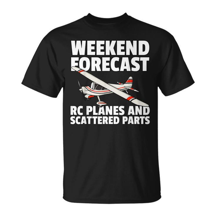 Rc Plane For Rc Pilot Model Airplane Lover T-Shirt