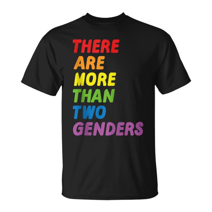 There Are More Than Two Genders Bi Gender Lgbtq Pride Month T-shirt