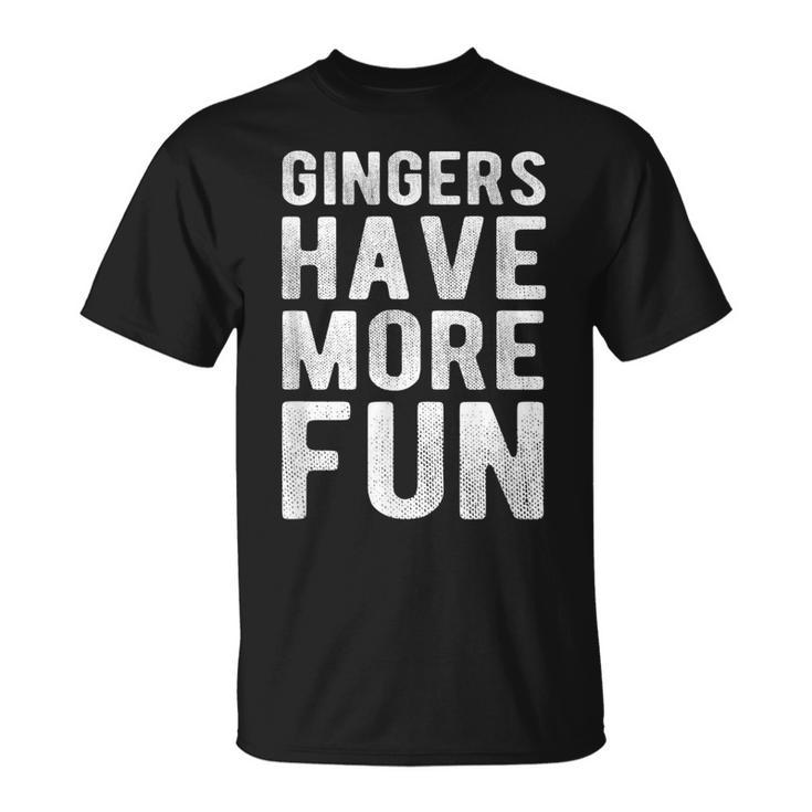 Red Head Irish Gingers Have More Fun St Patricks T-shirt - Thegiftio