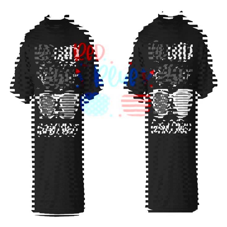 Red White & Blue Cousin Crew 4Th Of July Kids Usa  Usa Funny Gifts Unisex T-Shirt