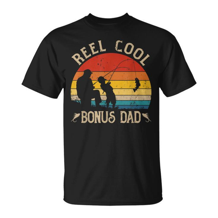 Reel Cool Bonus Dad  Fishing Fathers Day  Gift Unisex T-Shirt