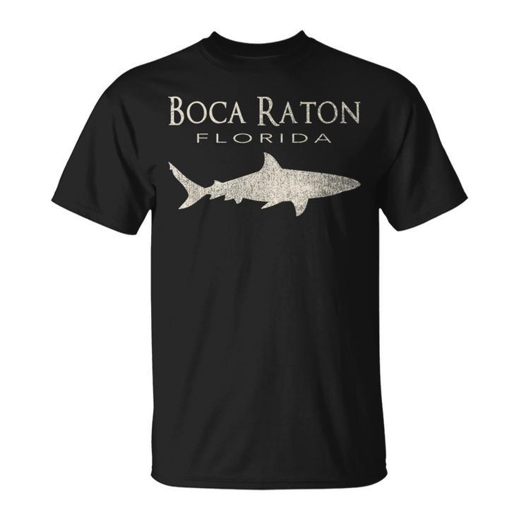 Retro Boca Raton Fl Shark T-Shirt