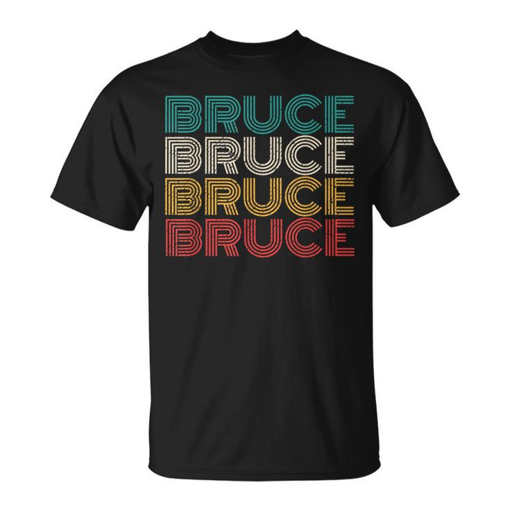 Retro Bruce Vintage Distressed Style T-Shirt