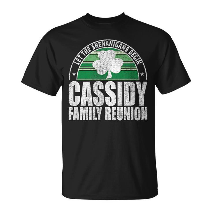 Retro Cassidy Family Reunion Irish T-Shirt