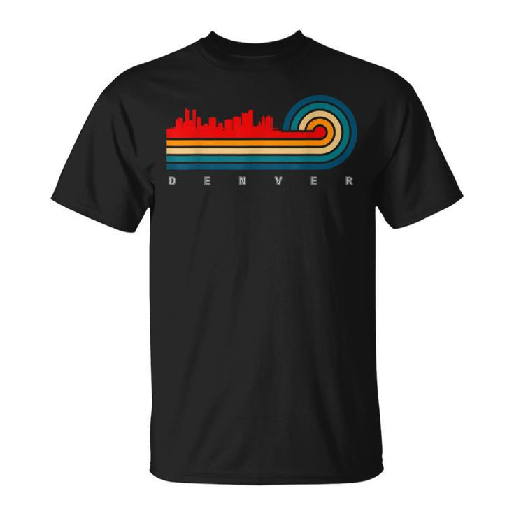 Retro City Of Denver Colorado Unisex T-Shirt