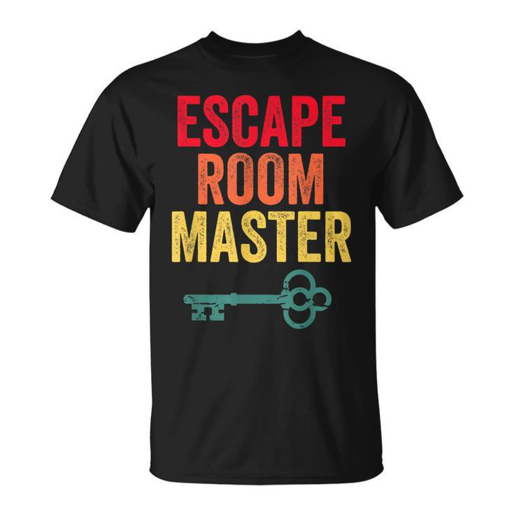 Retro Escape Room Master Vintage Escape Room Squad Unisex T-Shirt