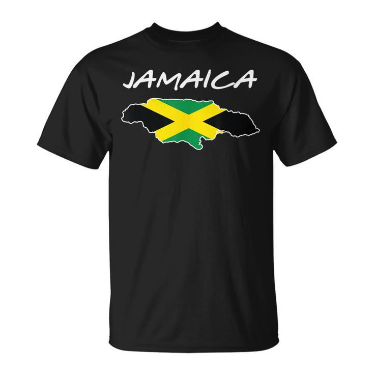 Retro Jamaica Flag Jamaican Island Travel Vacation Souvenir  Unisex T-Shirt