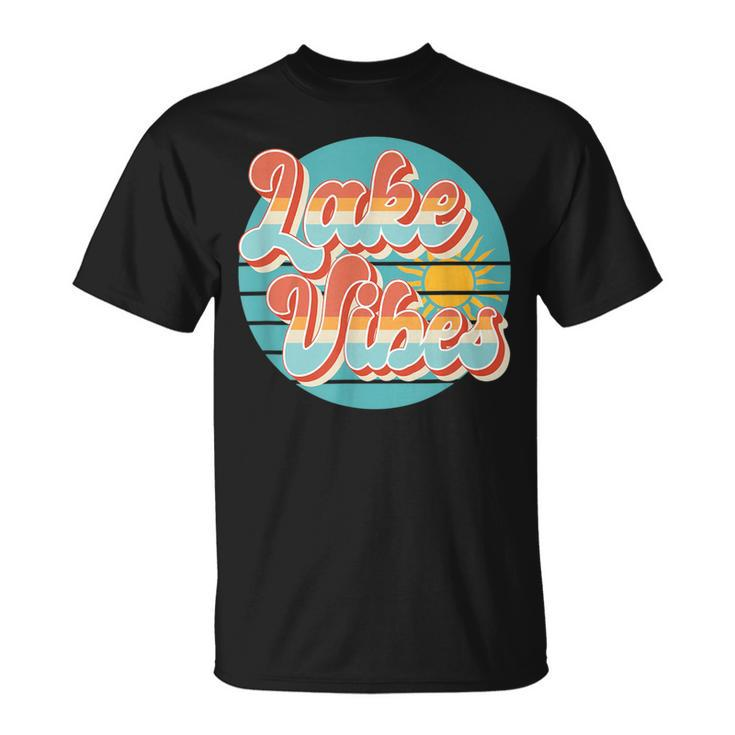 Retro Lake Vibes Summer  Unisex T-Shirt