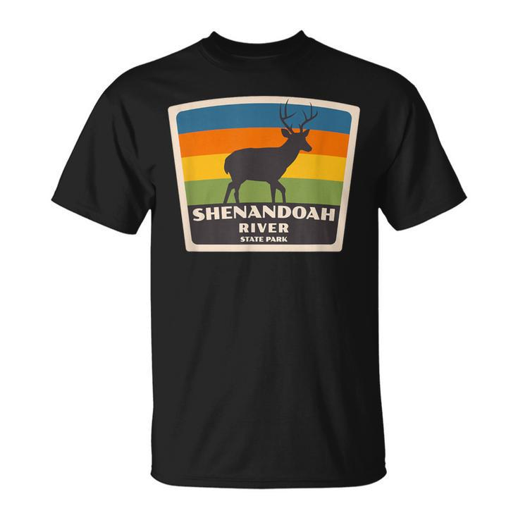 Retro Shenandoah River State Park Virginia Deer Va Souvenir T-Shirt