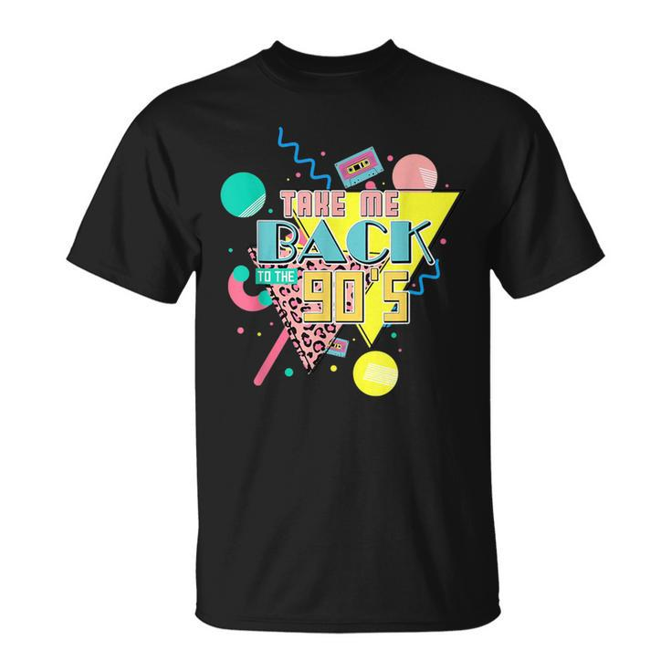 Retro Vintage Music Tape 90S Take Me Back To The 90S  90S Vintage Designs Funny Gifts Unisex T-Shirt