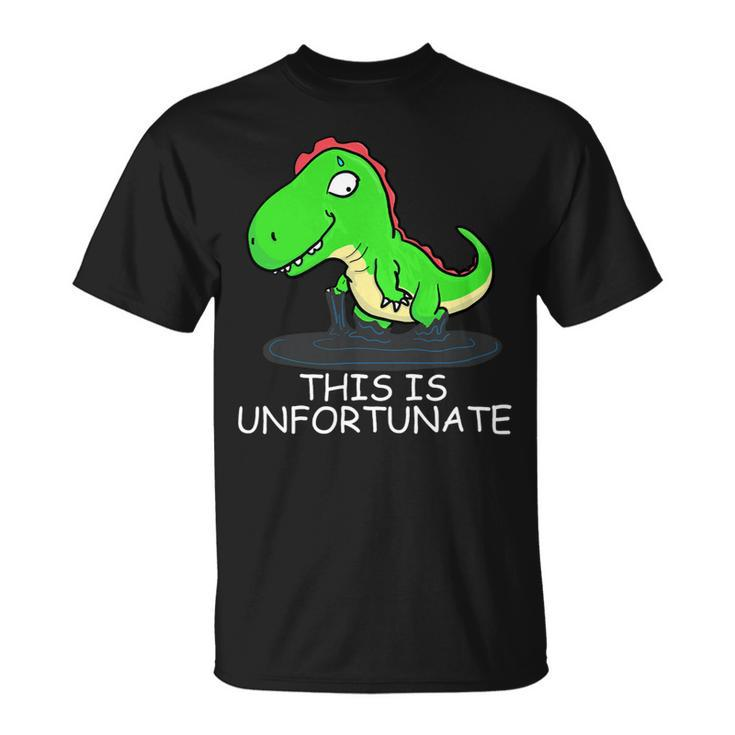 Rex Stuck In Tar Pit This Is Unfortunate Day For Dinosaur Unisex T-Shirt