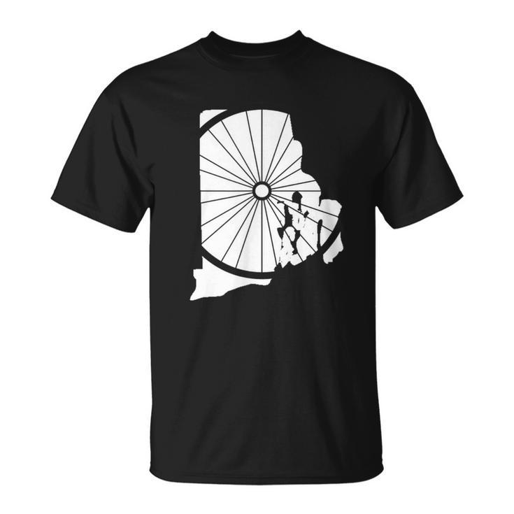 Rhode Island Bicycle  Ri Biking Gear Ri Cycling  Unisex T-Shirt
