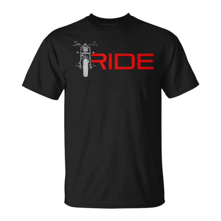 Ride Motorcycle Apparel Motorcycle Unisex T-Shirt