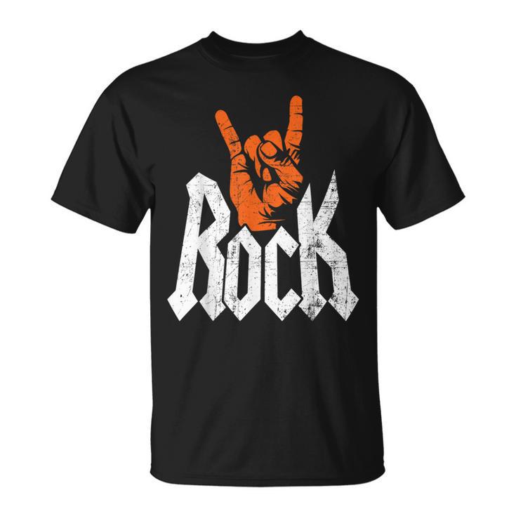 Rock And Roll Rock Music Rock Music Lover T-Shirt