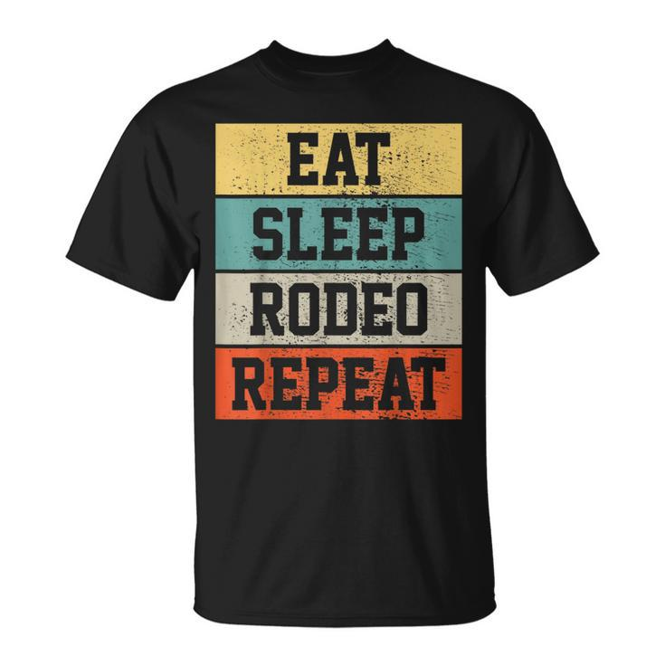 Rodeo Cowboy Cowgirl Retro Vintage Gift Unisex T-Shirt