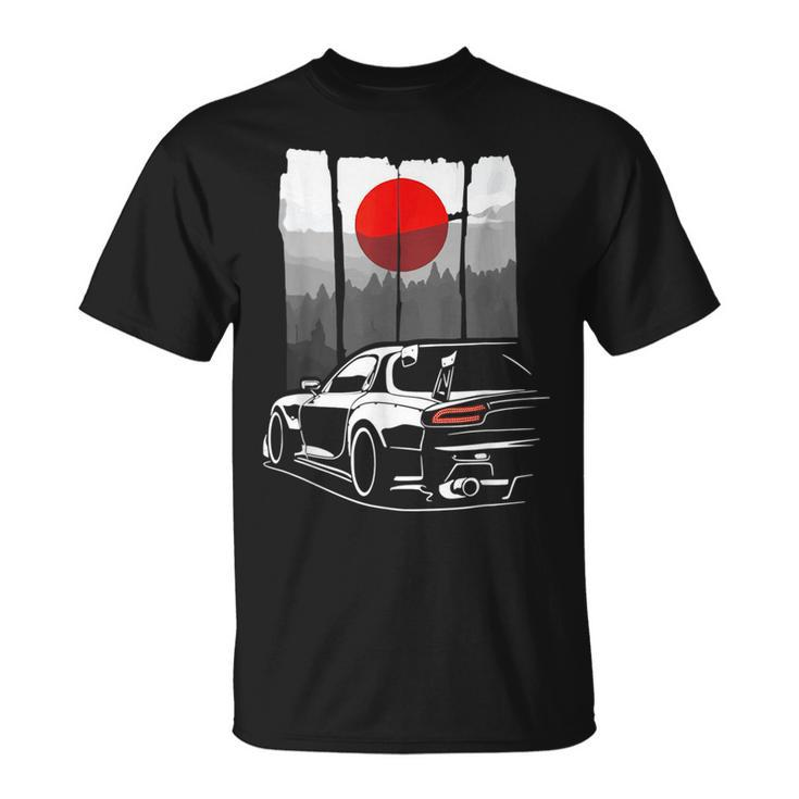 Rotary Engine Jdm Rx Car Tuning Automotive Drift Camiseta Unisex T-Shirt
