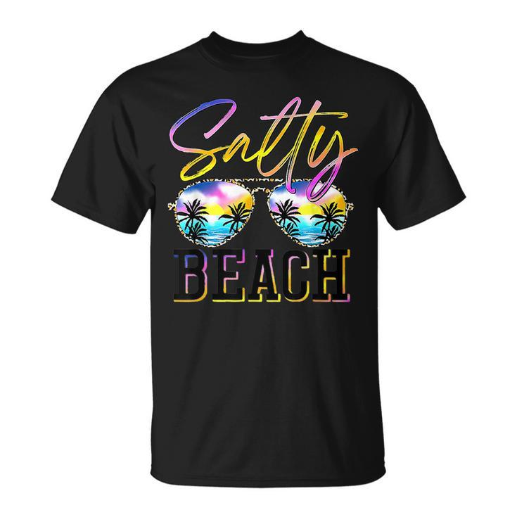 Salty Vibes Beach Vacation Summer Good Vibes  Vacation Funny Gifts Unisex T-Shirt