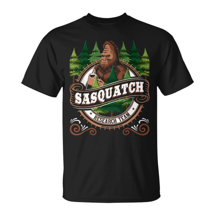 Sasquatch Research Team Bigfoot Fan T-Shirt