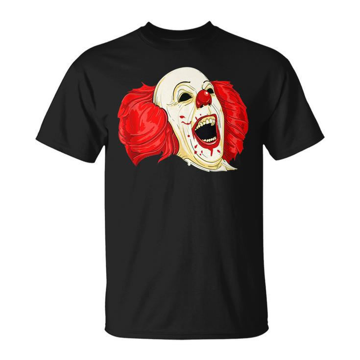 Scary Clown Famous Horror Gift  Unisex T-Shirt