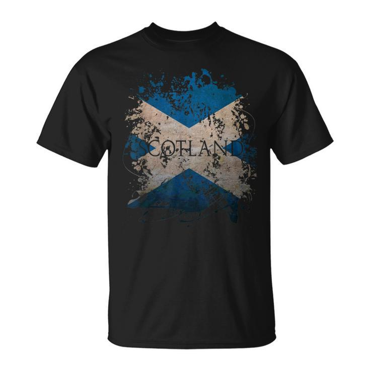 Scotland Flag Country Of Origin Pride Honor  Unisex T-Shirt
