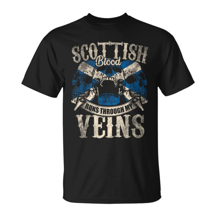 Scottish Blood Runs Through My Veins T-Shirt