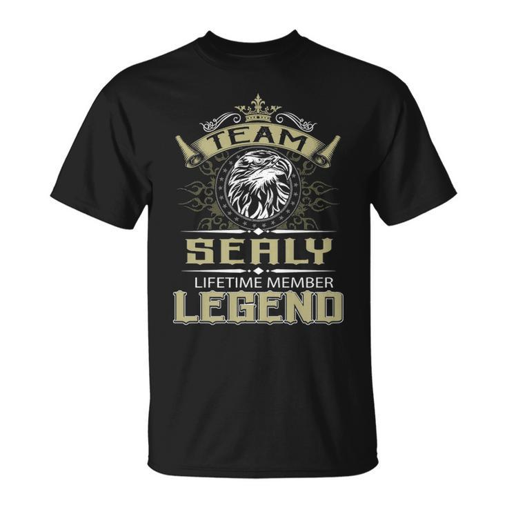 Sealy Name Gift Team Sealy Lifetime Member Legend Unisex T-Shirt