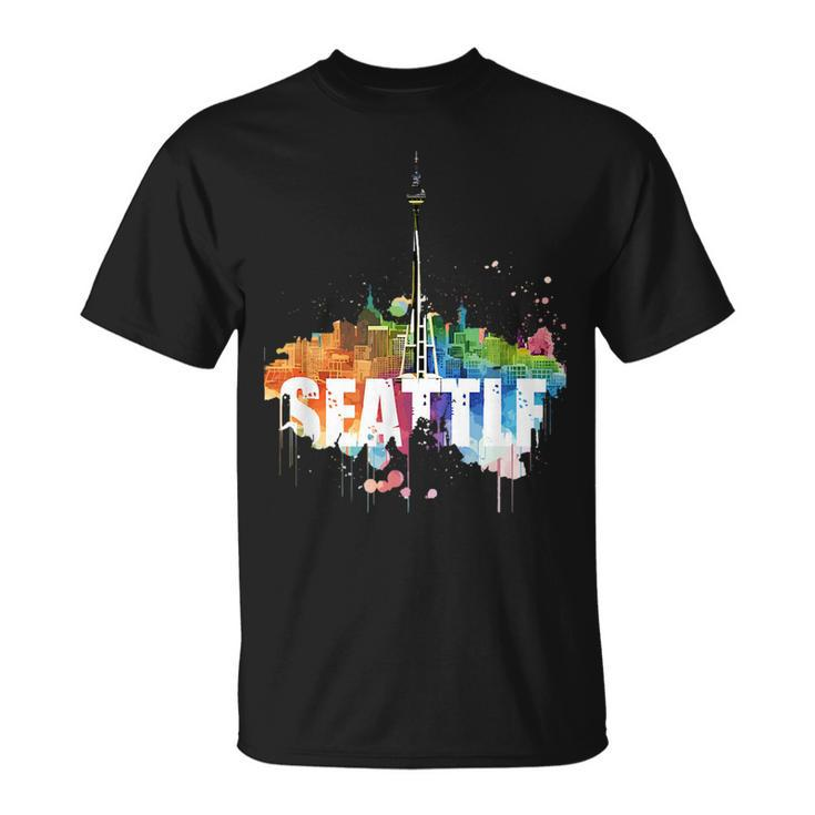 Seattle Lgbtq Pride Support City  Unisex T-Shirt