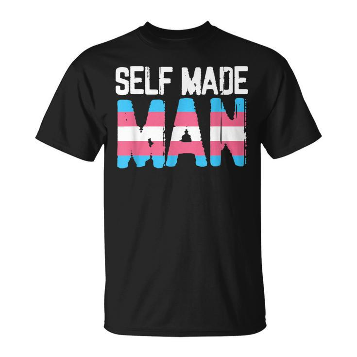 Selfmade Man Transgender Ftm Pride Lgbt Proud Trans People  Unisex T-Shirt