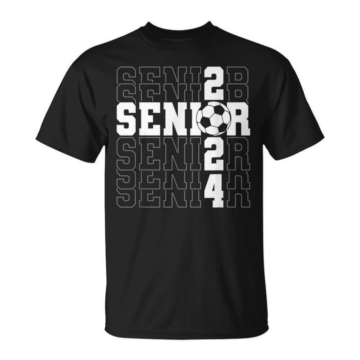 Senior 2024 Soccer Player Class Of 2024 Senior Graduation T-Shirt