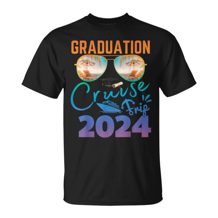 Senior Graduation Cruise Trip 2024 Ship Cruise Grad Trip T-Shirt